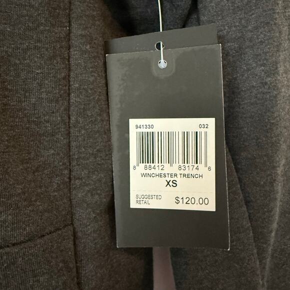 Hurley Nike Therma-Fit Winchester Trench Coat (941330-032) Black Women's XS NWT - Picture 4 of 8